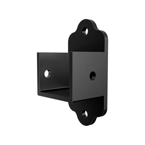 aluminum fence post wall mount brackets|removable fence panel brackets.